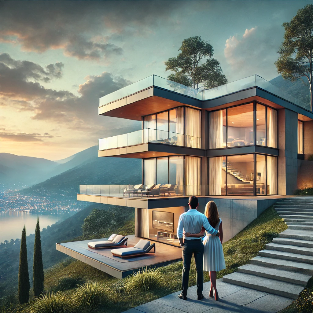 Modern house exterior
